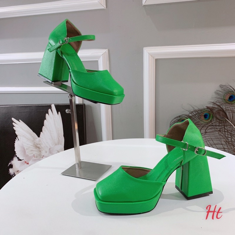 ❄️ HÀNG CÓ SẴN❄️ Sangdal bít mũi gót vuông 9cm