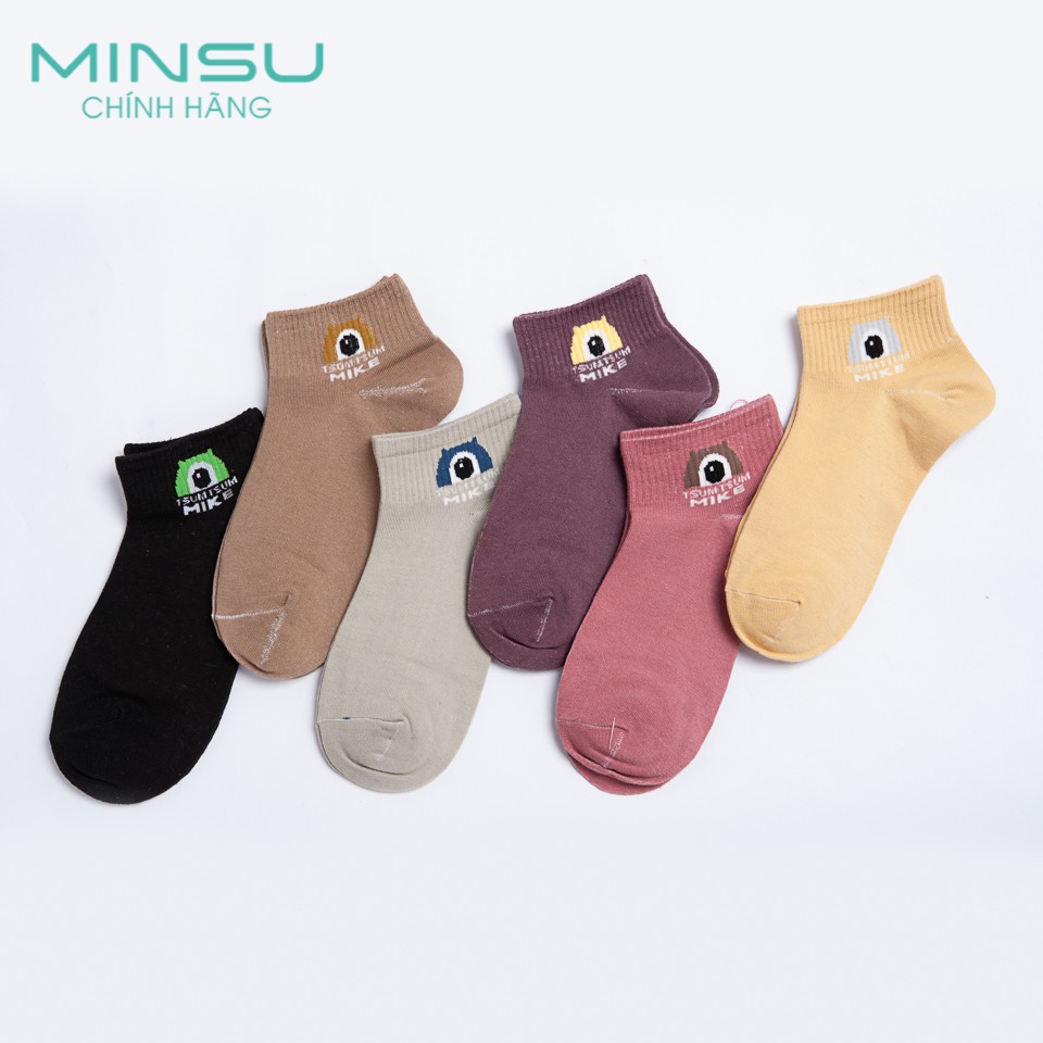 Vớ Nữ Hình Thú MINSU V1306 Chất Liệu Cotton khử mùi thấm hút mồ hôi