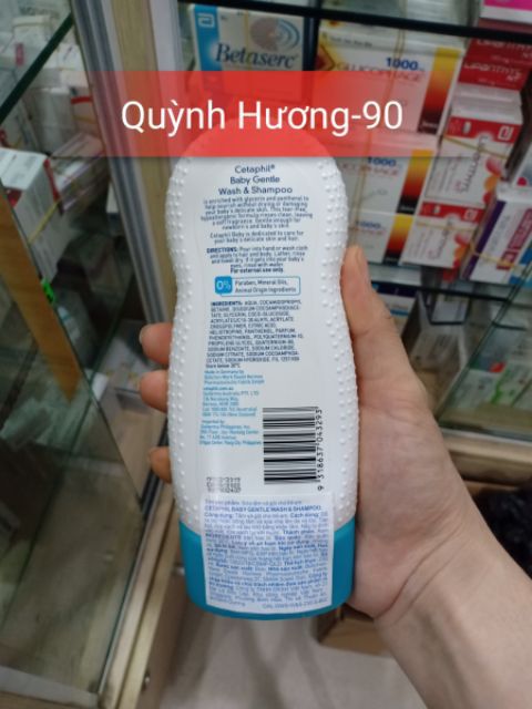 Sửa tắm gội toàn thân Cetaphil baby 230ml.