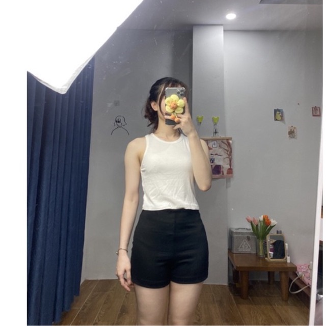 Quần short đùi nữ quần đùi hách chân dài tôn dáng chất umi Hàn khóa sau - Bim Store (40-58kg) Q05 | BigBuy360 - bigbuy360.vn
