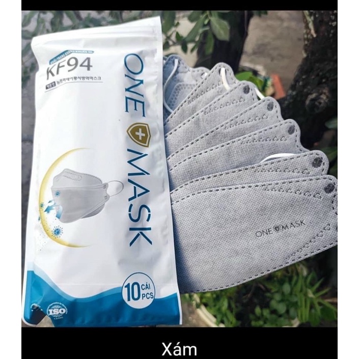 [HÀNG LOẠI 1] Khẩu trang 4D KF94 ONEMASK thùng 300C, Công nghệ Hàn Quốc, kháng khuẩn, chống lọc bụi mịn, khẩu trang y tế