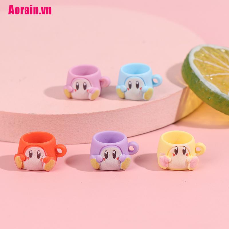 Set 5 Mô Hình Ly Nước Bằng Nhựa Tỉ Lệ 1 / 12 Trang Trí Nhà Búp Bê