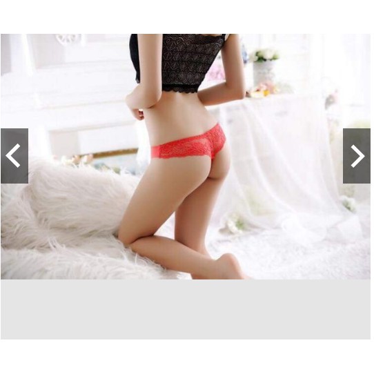 Sỉ 10 quần lót ren lọt khe 6214