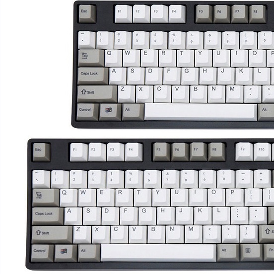 ❧❂Capturer xám keycaps retro chiều cao ban đầu PBT thăng hoa anh đào MX8.0 bàn phím cơ IKBC