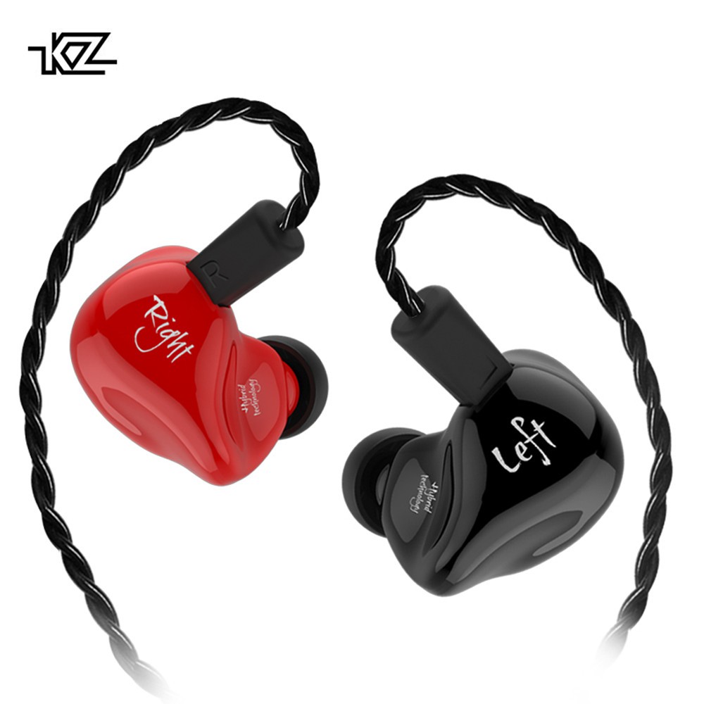 KZ ZS4 Hybrid technology Stereo In Ear Earphones Headset Armature Driver Monitor Earphone Earbuds Headset for Phones and Music
