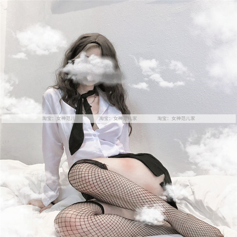 Bộ đồ ngủ LEOSOXS hoá trang thư ký kiểu dáng quyến rũ dành cho nữ