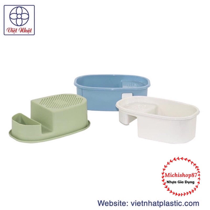 Khay Lọc Thức Ăn Kẹp Bồn Rửa Bát Tiện Lợi, Rổ Lọc Rác Kèm Để Đồ Đa Năng Nhà Bếp