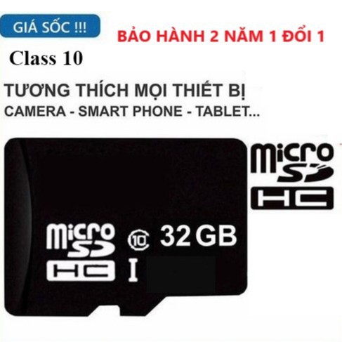 Thẻ nhớ 32gb/64gb/16gb/8gb/4gb/2gb MicroSD Class 10 U3 lưu trữ dữ liệu, nhạc MP3, MP4