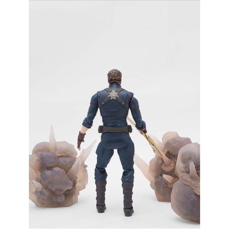 Mô hình nhân vật Avengers Infinity War: Captain America & Effect Explosion