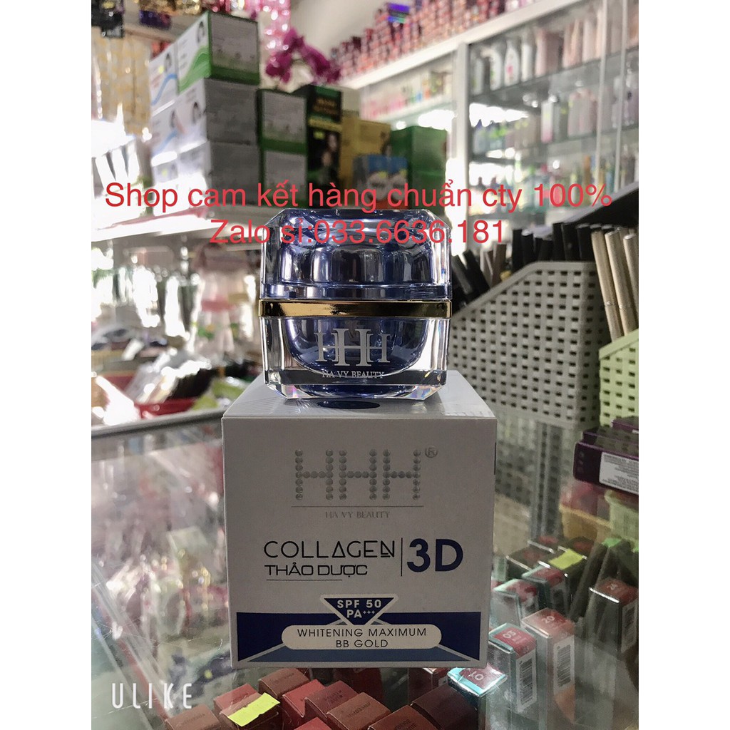 kem HHH COLLAGEN -THẢO DƯỢC trắng da,ngừa lão hóa,giảm nhăn,giữ ẩm 30g
