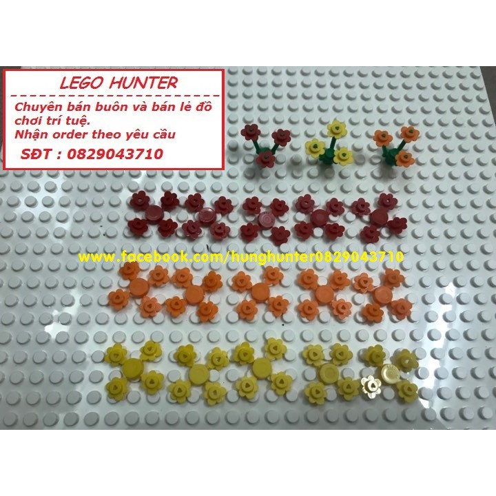 Phụ kiện Lego : combo 20 bông hoa