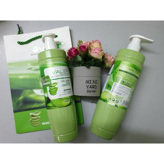 ( cả cặp) Dầu gội-xả VALER collagen - dầu lô hội 800ml