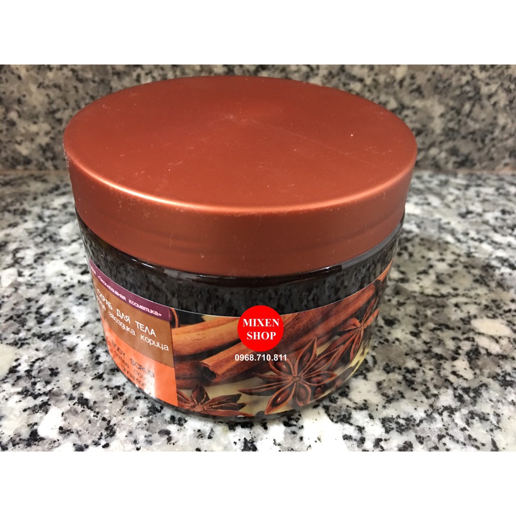 {Mẫu mới nhất} Tẩy da chết body quế hồi Nga 380ml