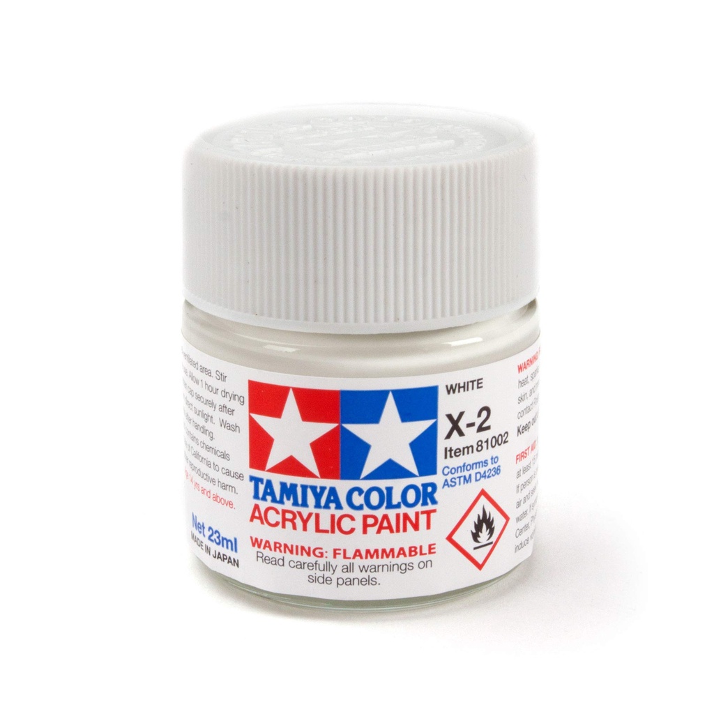 Sơn Acrylic (X1-X20A) Tamiya Sơn gốc nước 10ml - GDC