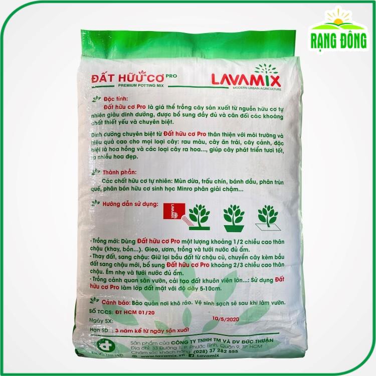 Đất Trồng Cây Cao Cấp Lavamix - Bao lớn 22 lít ~ 10kg