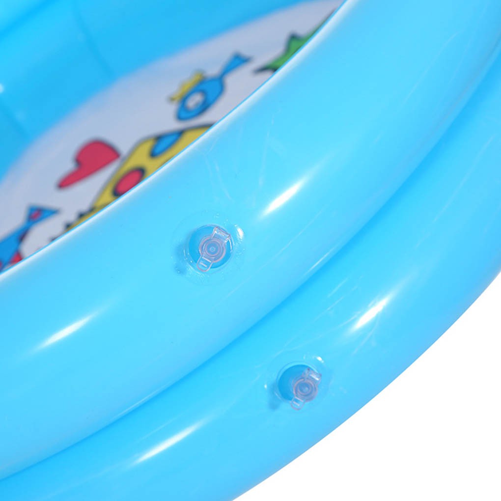 Children Inflatable Raft Kids Beach Swimming Pool PVC Cartoon Printing Leak-proof Round Boat