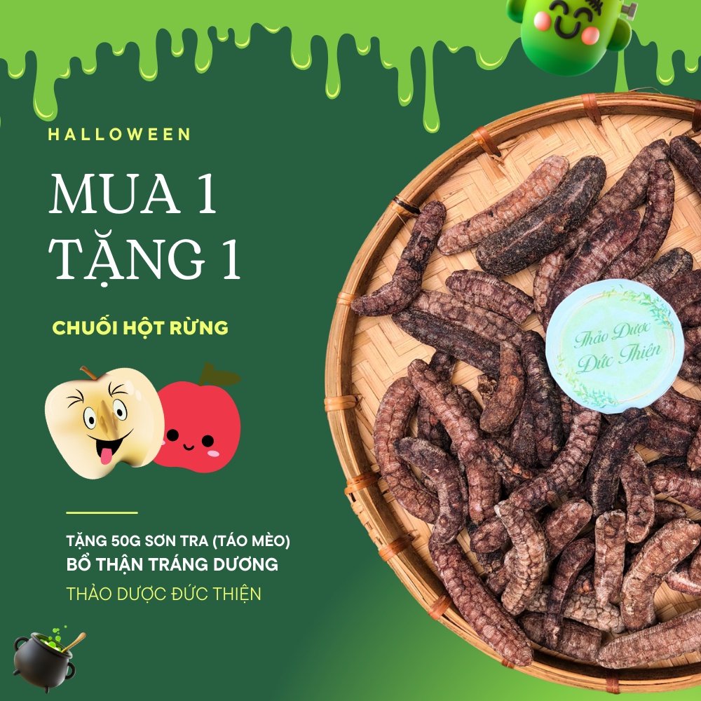 1kg Chuối Hột Rừng Loại 1 Đức Thiện (Khô, Sạch, Thơm) - Giảm Đau Xương Khớp, Gout, Sỏi Thận, Bồi Bổ Sức Khỏe, Ngâm Rượu