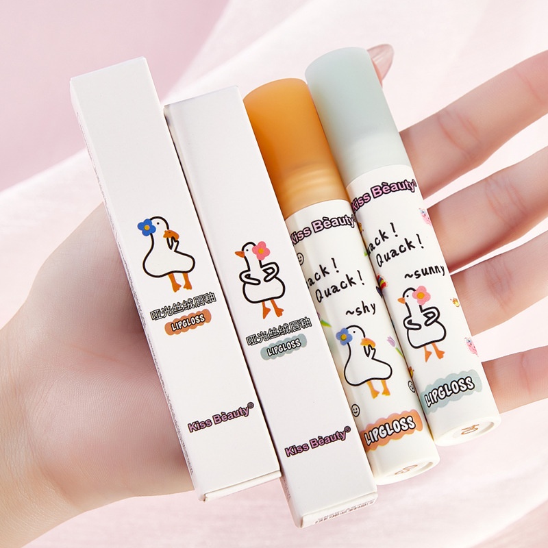 [Hàng mới về] Son kem Kiss Beauty tông nhung lì dưỡng ẩm lâu trôi