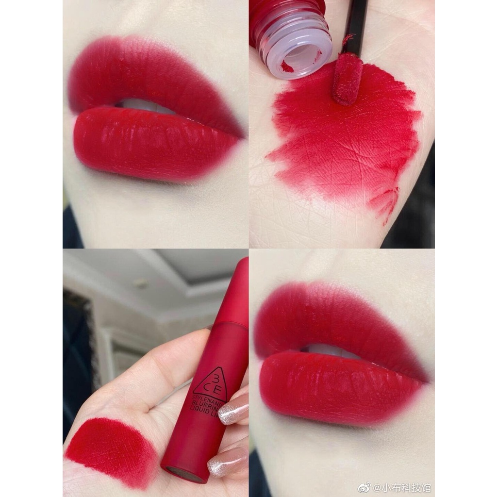 Son Kem 3CE Blurring Liquid Lip Nude Scene – Màu Hồng Cam Nude
