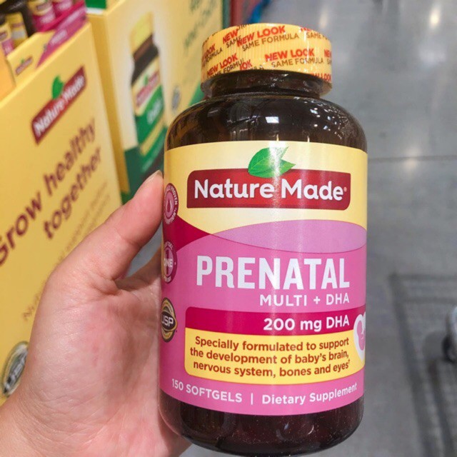 Nature Made Prenatal DHA 150 viên của Mỹ