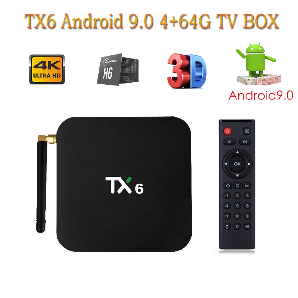 Hộp set top box tích hợp wifi chạy hệ điều hành android 9.0 tiện dụng