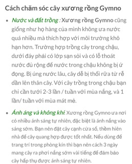 Xương rồng gym vân