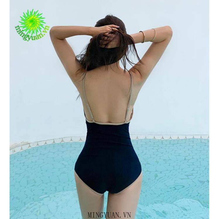 🍁 😷 10.10 Sale _ 🍀 9.9 2020 Áo tắm một mảnh nữ màu xanh hải quân đậm .. . . . 🍁 * | BigBuy360 - bigbuy360.vn