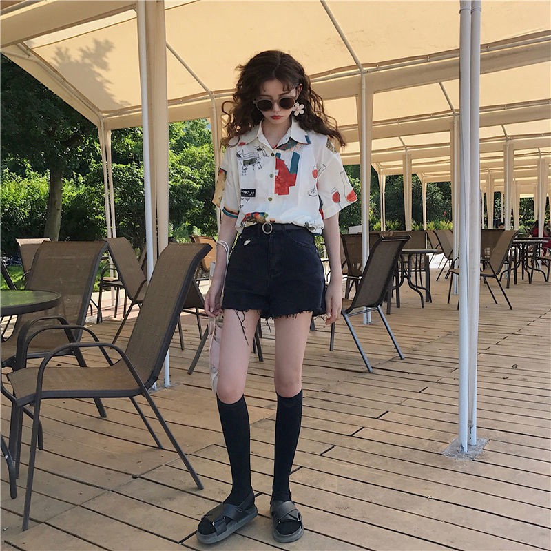 Áo Voan Ngắn Tay Thời Trang Hàn Quốc Cho Nữ 1088