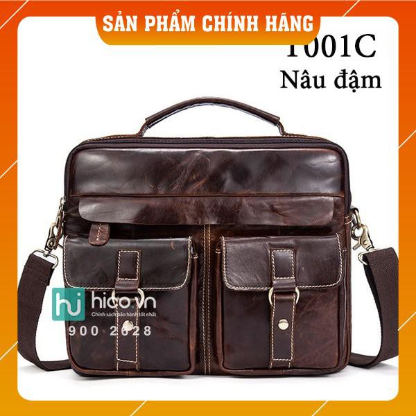 Hàng Chuẩn 💝[GIÁ SỐC] CẶP DA NAM CÔNG SỞ T001 - DA BÒ XỊN 100% - SANG TRỌNG TRÊN TỪNG CENTIMET - TẶNG CÁP SẠC