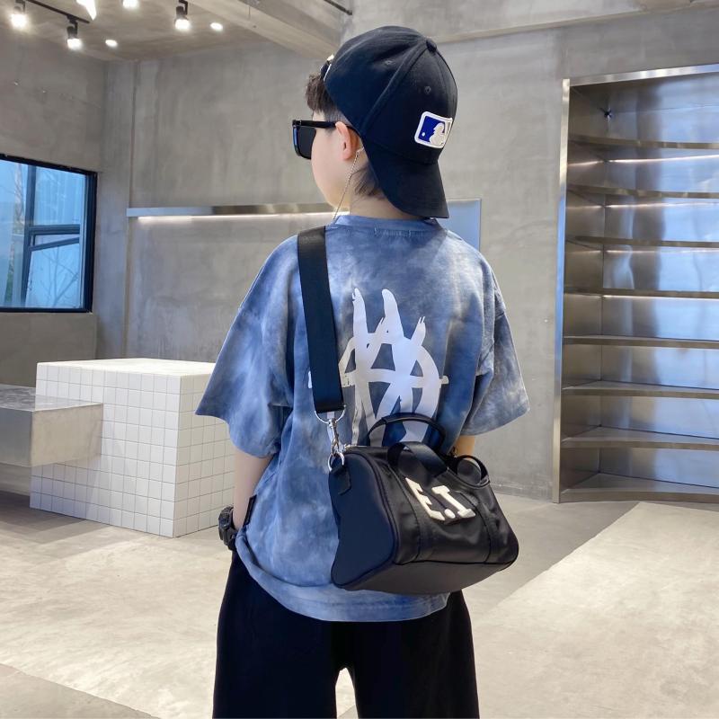 Áo thun ngắn tay cổ tròn thời trang cho bé trai