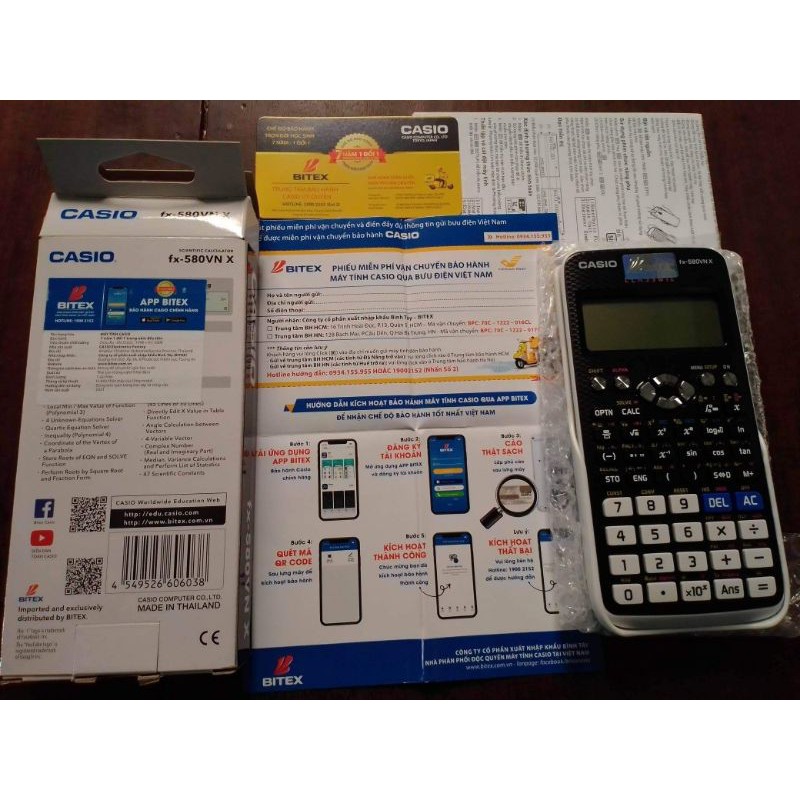 Máy tính Casio FX 580VN X - Xanh