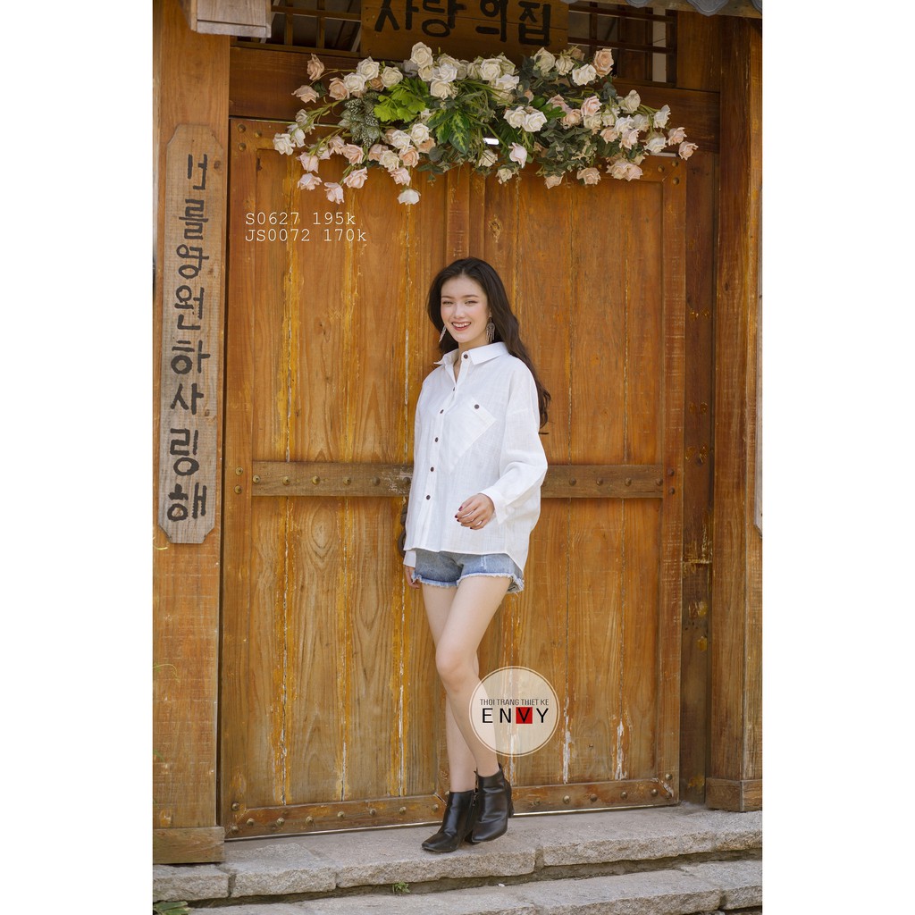 Áo Sơ Mi Tay Dài Túi Chéo ENVY-S0627