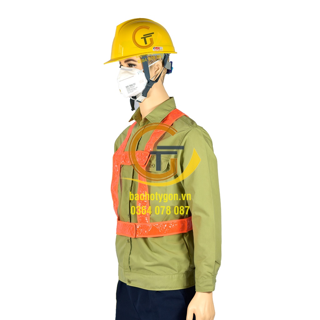 Áo dây phản quang chữ A