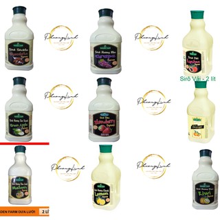 Syrup Golden Farm Can 2 Lít Nhiều Hương
