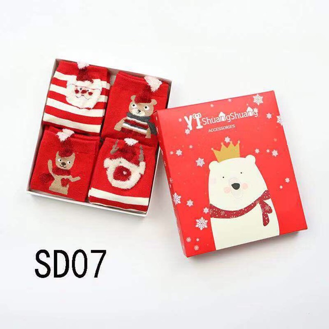 Sỉ tất Noel nguyên hộp cực cuteeeee cho bé