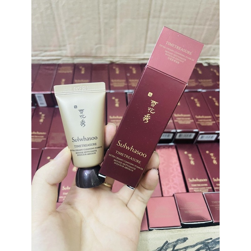 combo 3 tuýp sưa rửa mặt sulwhasoo thông đỏ 15ml