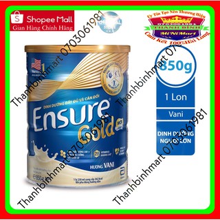 Sữa ensure gold hương vani 850g date mới nhất