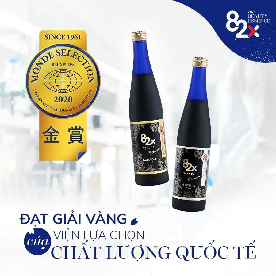 NƯỚC UỐNG ĐẸP DA COLLAGEN 82X SAKURA & PLACENTA 82X SAKURA | BigBuy360 - bigbuy360.vn