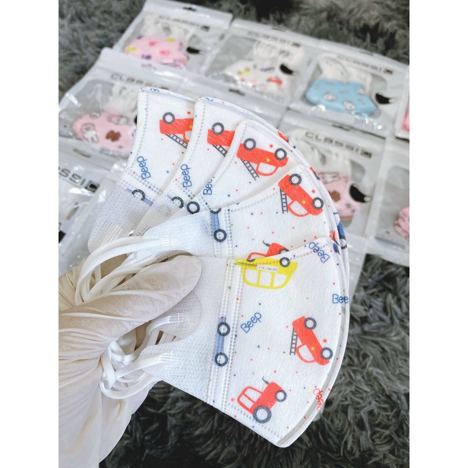 KHẨU TRANG EM BÉ NƯỚC NGOÀI HÌNH THÚ CƯNG ( TÚI 10 CHIẾC )