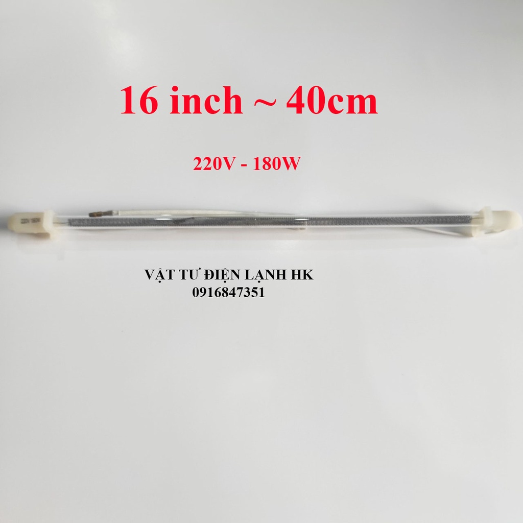 Thanh sấy nhiệt Tủ Lạnh 8-10-11-12-14-16 inch 220V , Điện trở phá băng, bóng sấy xả đá