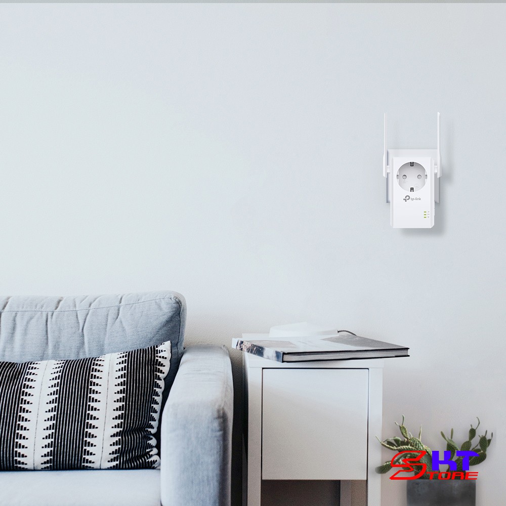 Bộ Mở Rông Sóng Wifi Tp-Link TL-WA860RE Cho Dòng AC Đi Qua Tốc Độ 300Mbps - Hàng Chính Hãng