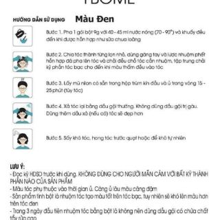 TINH BỘT LÁ NHUỘM TÓC PHỦ BẠC YBOME
