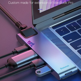 Hub chuyển type c baseus thunderbolt c+pro 7 in 1 chính hãng