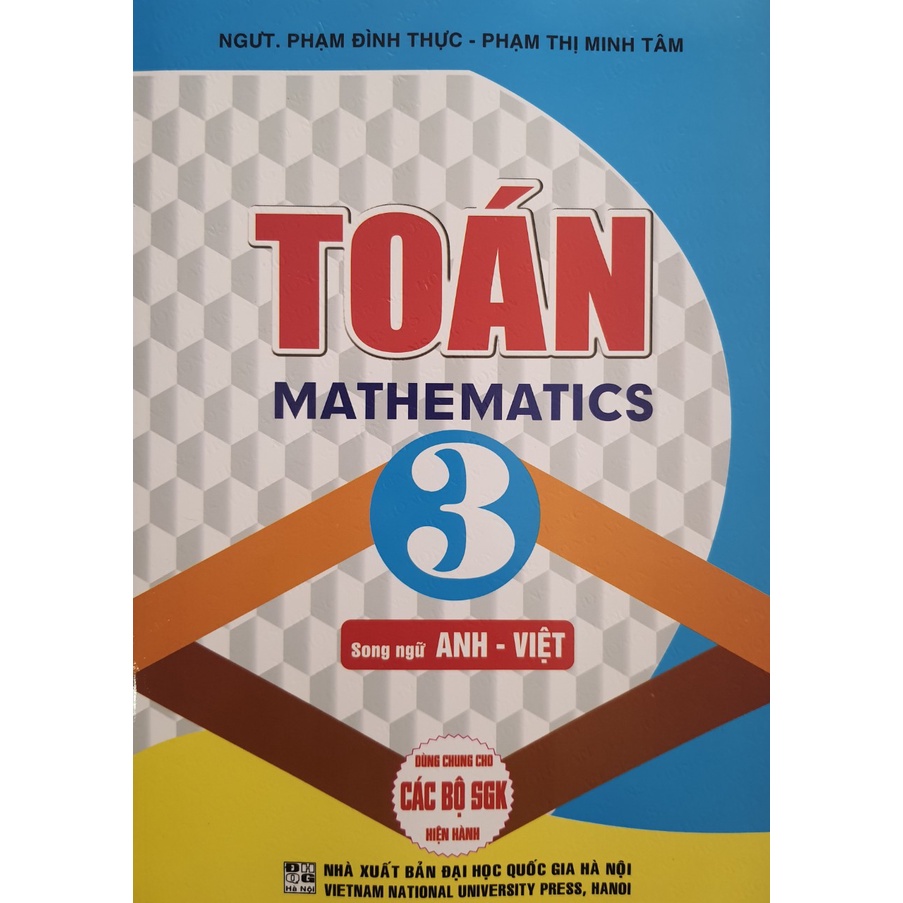 Sách - Toán 3 song ngữ Anh Việt - Biên soạn theo chương trình GDPT mới