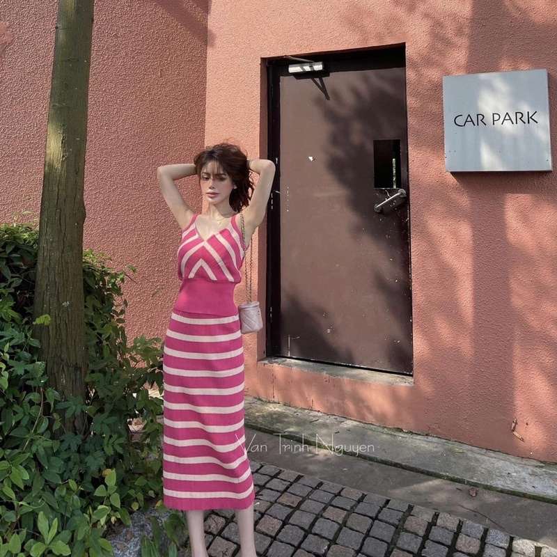 Set Kẻ Hồng Siêu Hot L1