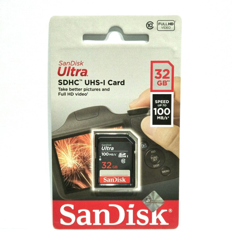 Thẻ Nhớ Sandisk Sd 32gb Sdhc 100mb / S 32gb Sdcard 100mbps Class 10 | BigBuy360 - bigbuy360.vn