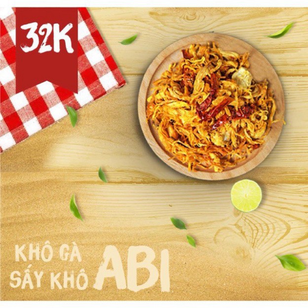 gg1  KHÔ GÀ SẤY ABI GÓI 100G MUA 2 BỊCH TẶNG KHẨU TRANG 25 20