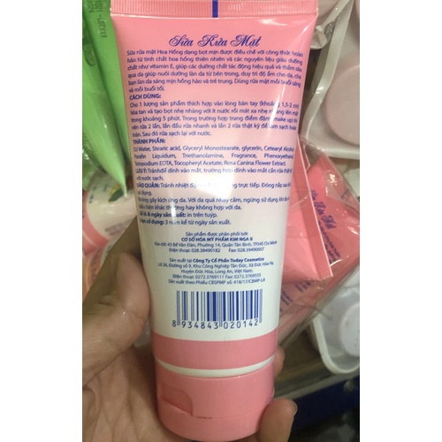 SỮA RỬA MẶT HOA HỒNG DONA 150ML
