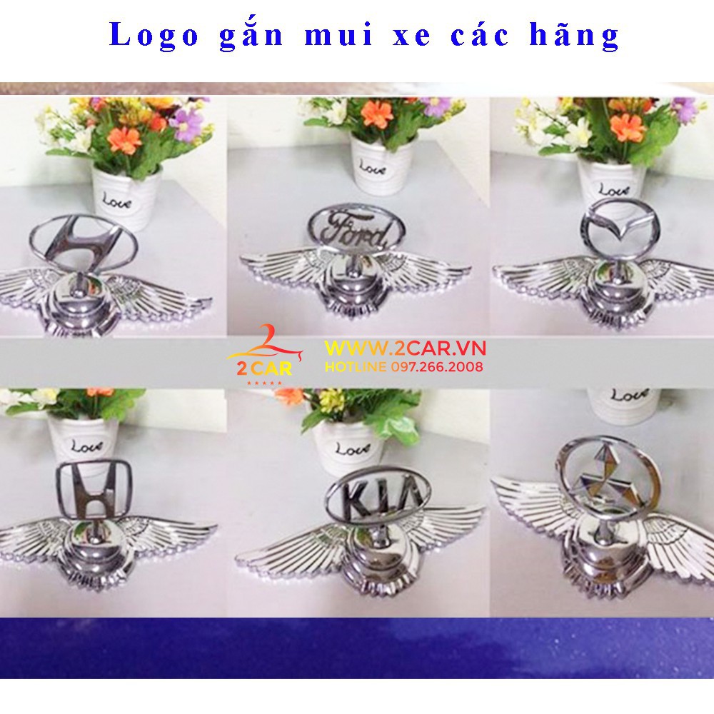 Logo gắn mui xe ô tô hãng KIA