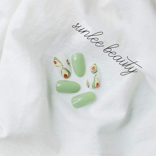 Sticker 3D bơ - hình dán móng tay